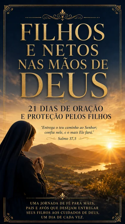 Capa do livro Filhos e Netos nas Mãos de Deus